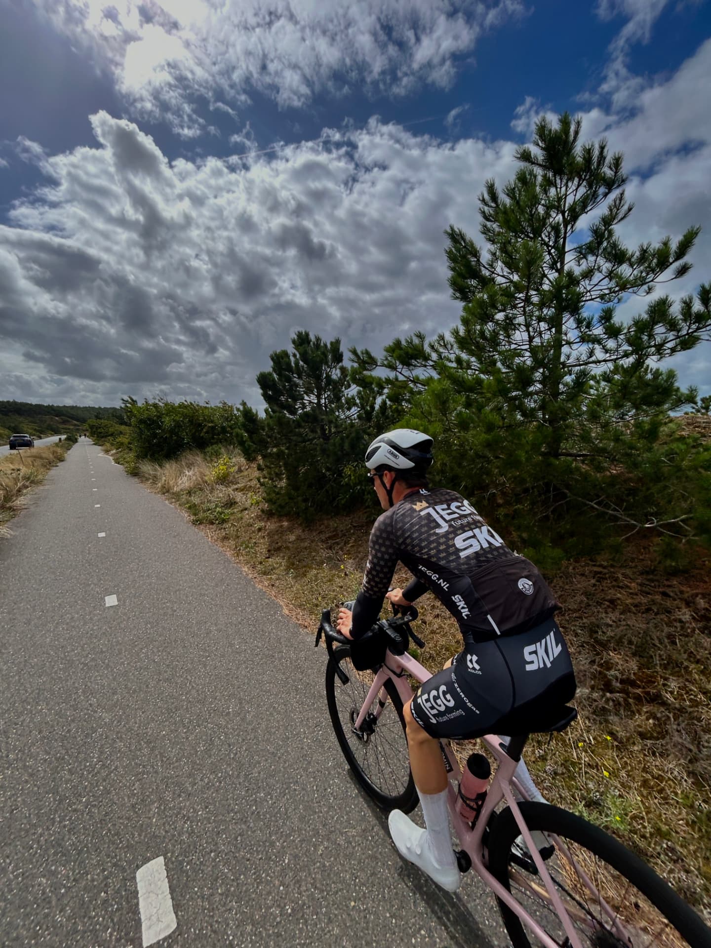 On the bike