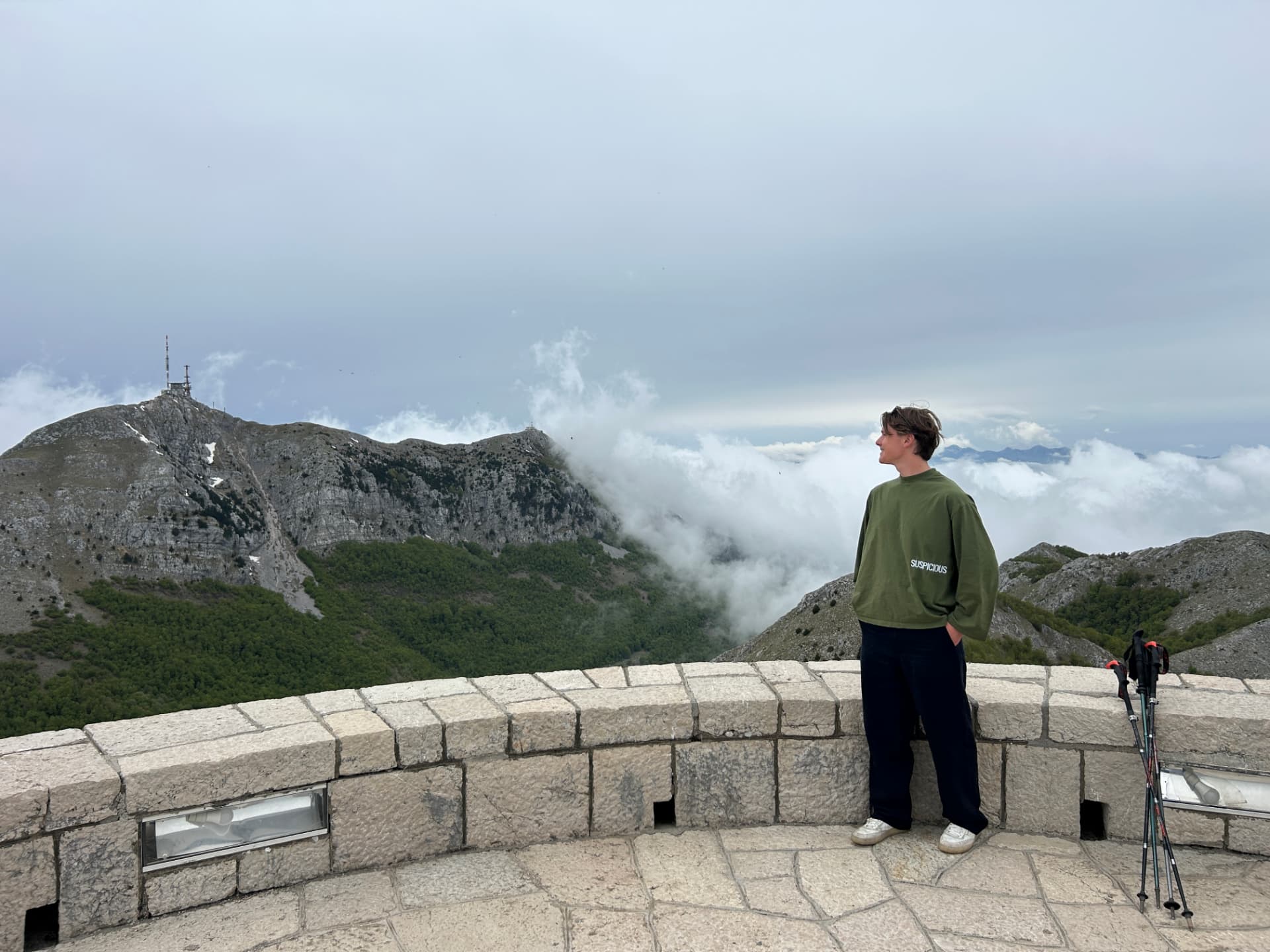 Above the clouds n.p. Lovcen